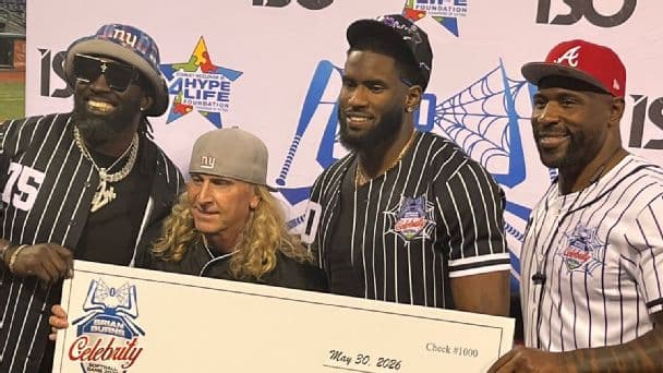 Brian Burns Celebrity Softball Game Raises $100,000 for Autism Awareness